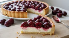 Un desert perfect pentru micul dejun sau la ceai: o crostată moale cu ricotta, care nu se sfărâmă