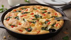 Gătesc când nu am timp: o plăcintă rapidă cu brânză din ingrediente simple